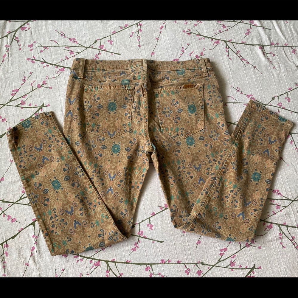 JOE’S high water patterned jeans